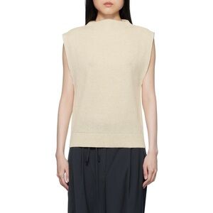 LE17SEPTEMBRE mock neck wool vest top
